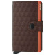 Secrid Miniwallet Πορτοφόλι Optical (Brown-Orange)