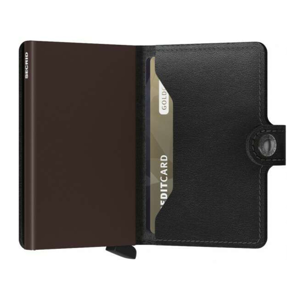 Secrid Miniwallet Πορτοφόλι Original (Black-Brown)