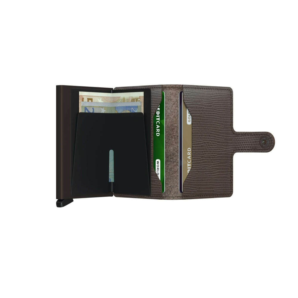 Secrid Miniwallet Πορτοφόλι Rango (Brown-Brown)