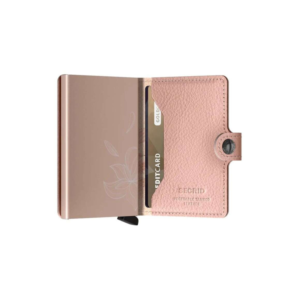 Secrid Miniwallet Πορτοφόλι Stitch Magnolia (Rose)