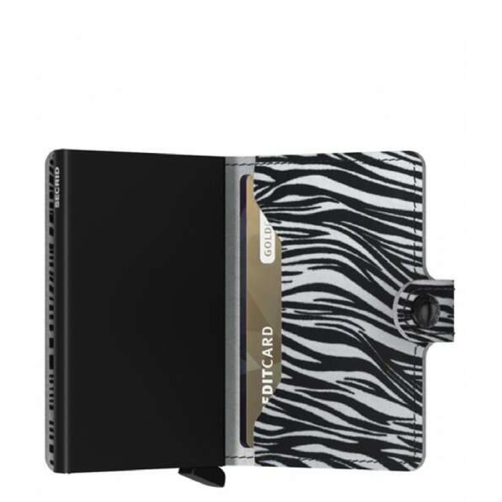 Secrid Miniwallet Πορτοφόλι Zebra (Light Grey)