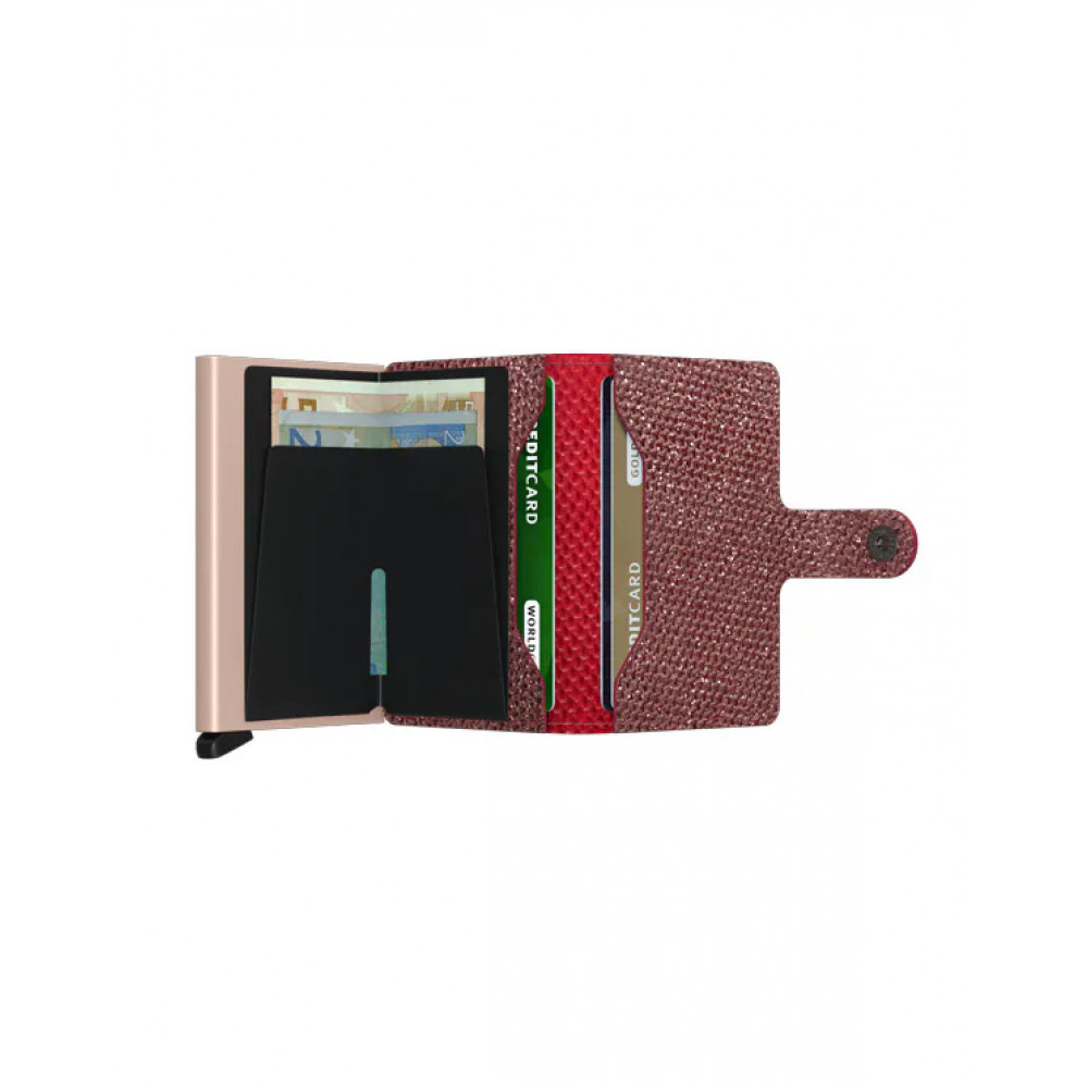 Secrid Miniwallet Sparkle Πορτοφόλι Καρτών (Red)