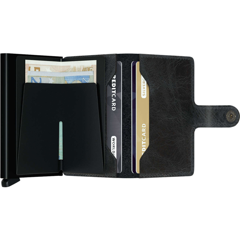 Secrid Miniwallet Πορτοφόλι Vintage (Black)