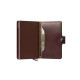 Secrid Premium Miniwallet Πορτοφόλι Dusk (Dark Brown)