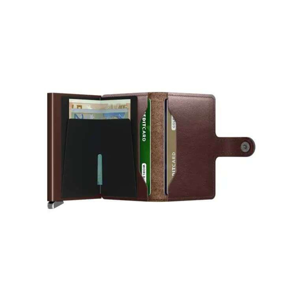 Secrid Premium Miniwallet Πορτοφόλι Dusk (Dark Brown)