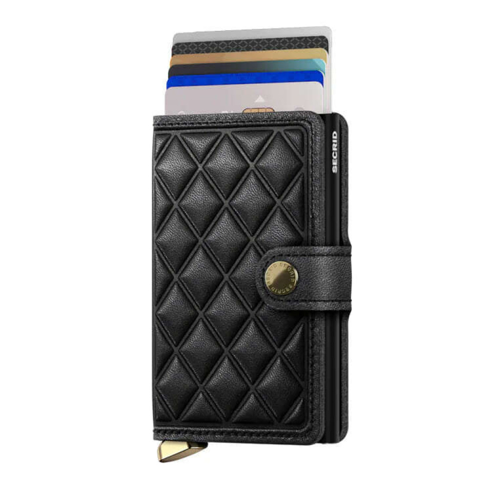 Secrid Premium Miniwallet Πορτοφόλι Emboss Diamond (Black)