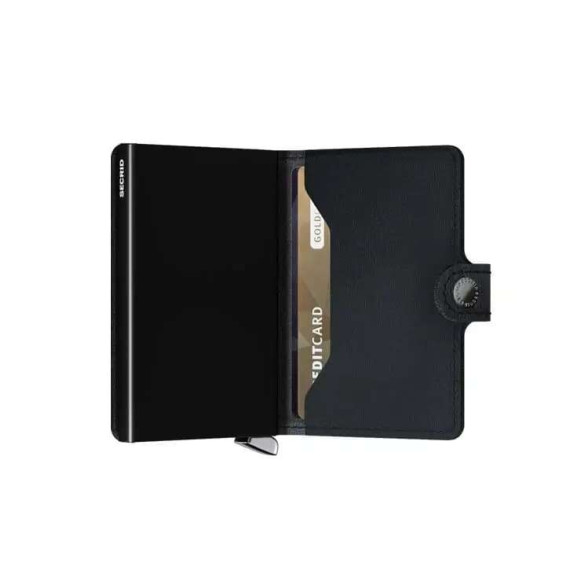 Secrid Premium Miniwallet Πορτοφόλι Emboss Lines Black +