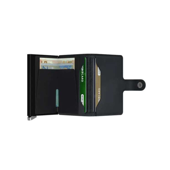 Secrid Premium Miniwallet Πορτοφόλι Emboss Lines Black +