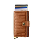Secrid Premium Miniwallet Πορτοφόλι Emboss Lines (Cognac)