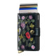 Secrid Premium Miniwallet Πορτοφόλι Stitch Floral (Black)