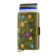 Secrid Premium Miniwallet Πορτοφόλι Stitch Floral (Olive)