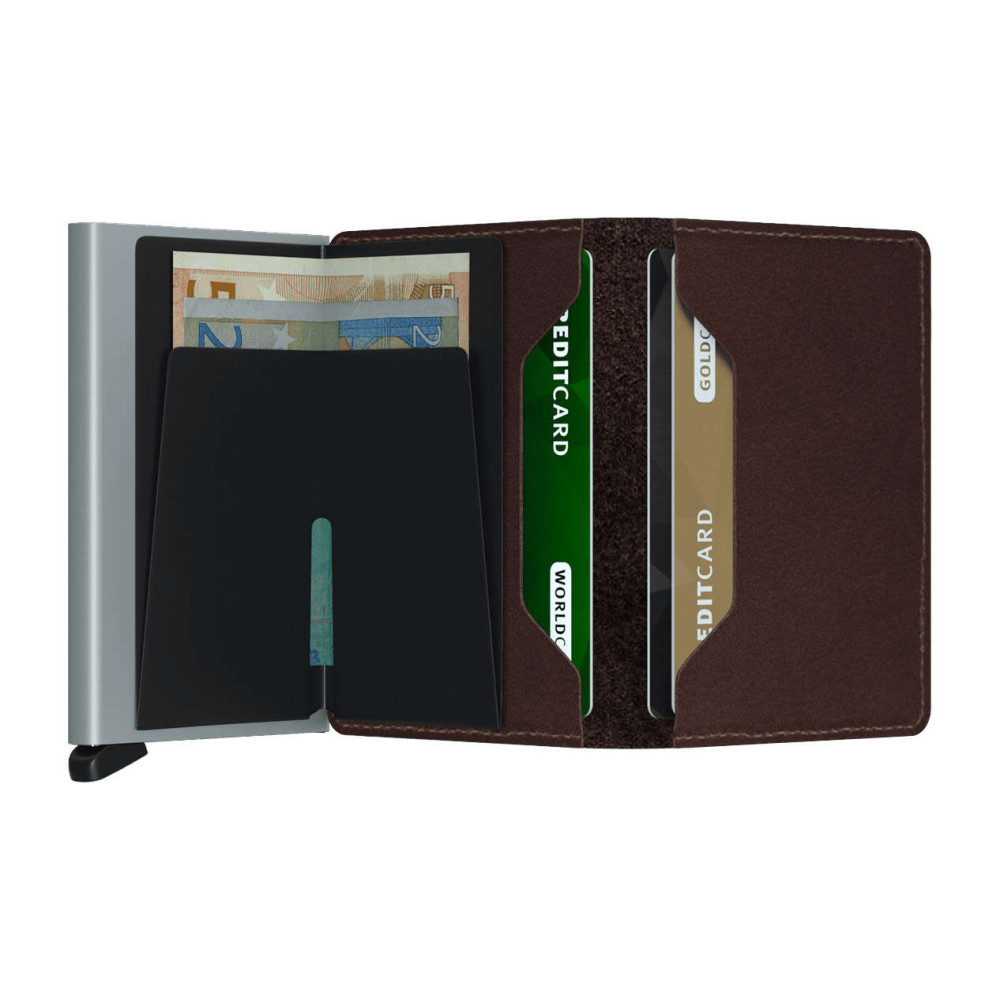 Secrid Slimwallet Πορτοφόλι Original (Dark Brown)