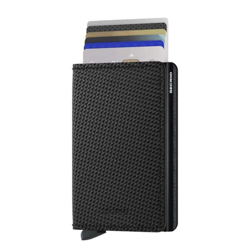 Secrid Slimwallet Πορτοφόλι Carbon (Black)