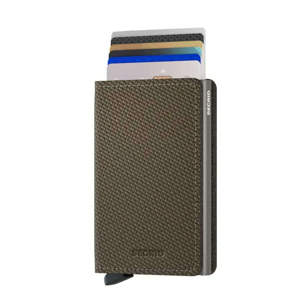 Secrid Slimwallet Πορτοφόλι Carbon (Khaki)