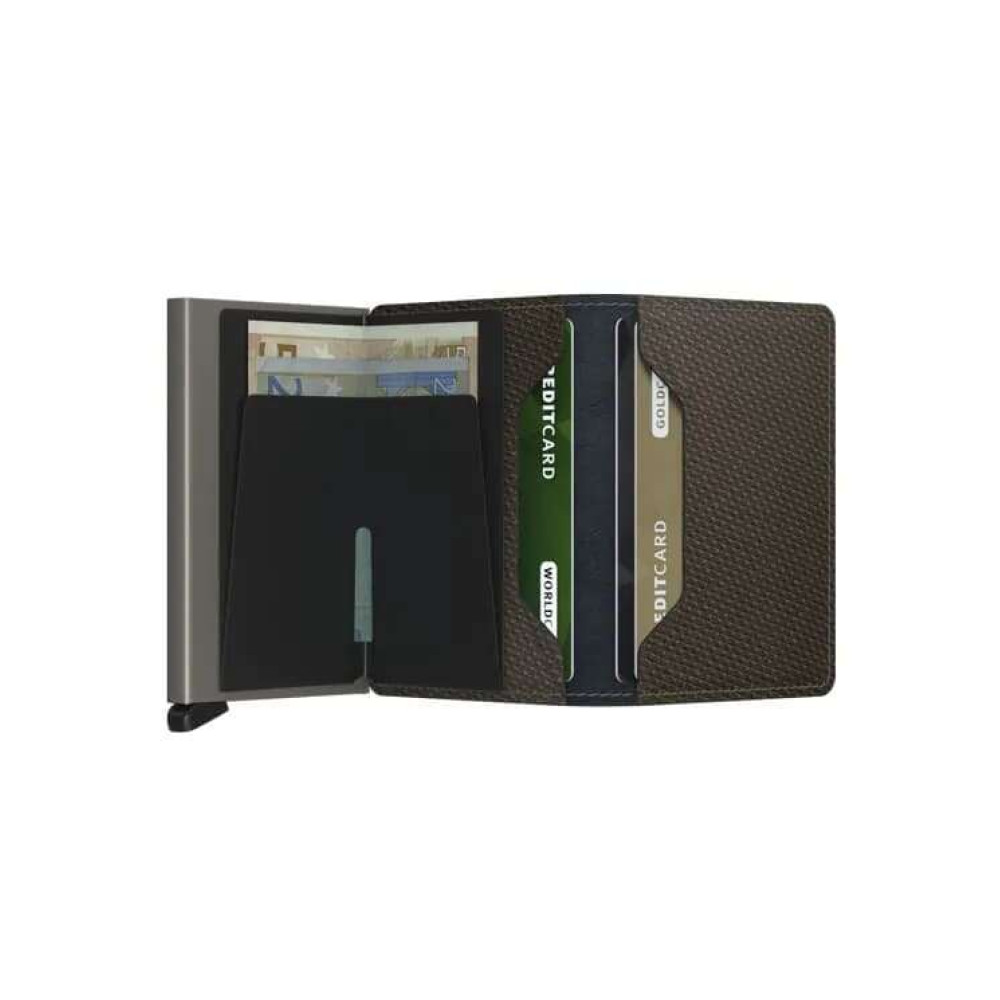 Secrid Slimwallet Πορτοφόλι Carbon (Khaki)