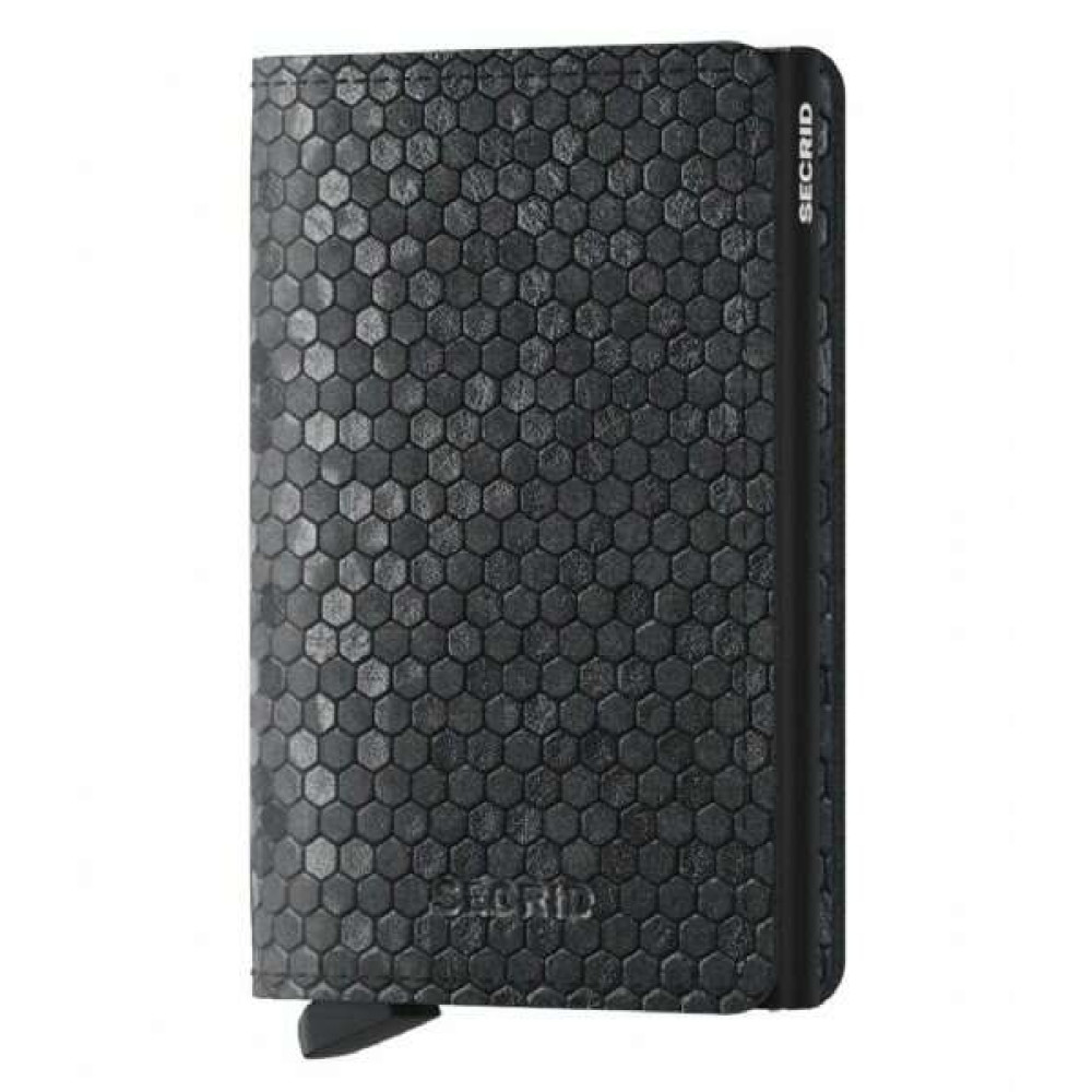 Secrid Slimwallet Πορτοφόλι Hexagon (Black)