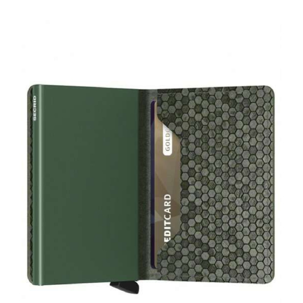 Secrid Slimwallet Πορτοφόλι Hexagon (Green)