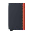 Secrid Slimwallet Πορτοφόλι Matte (Nightblue & Orange)