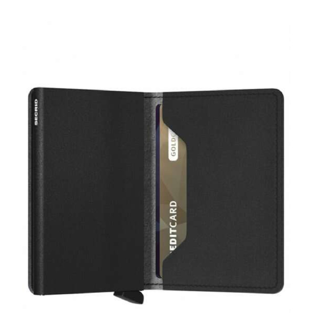 Secrid Slimwallet Πορτοφόλι Yard (Black-Powder Black)