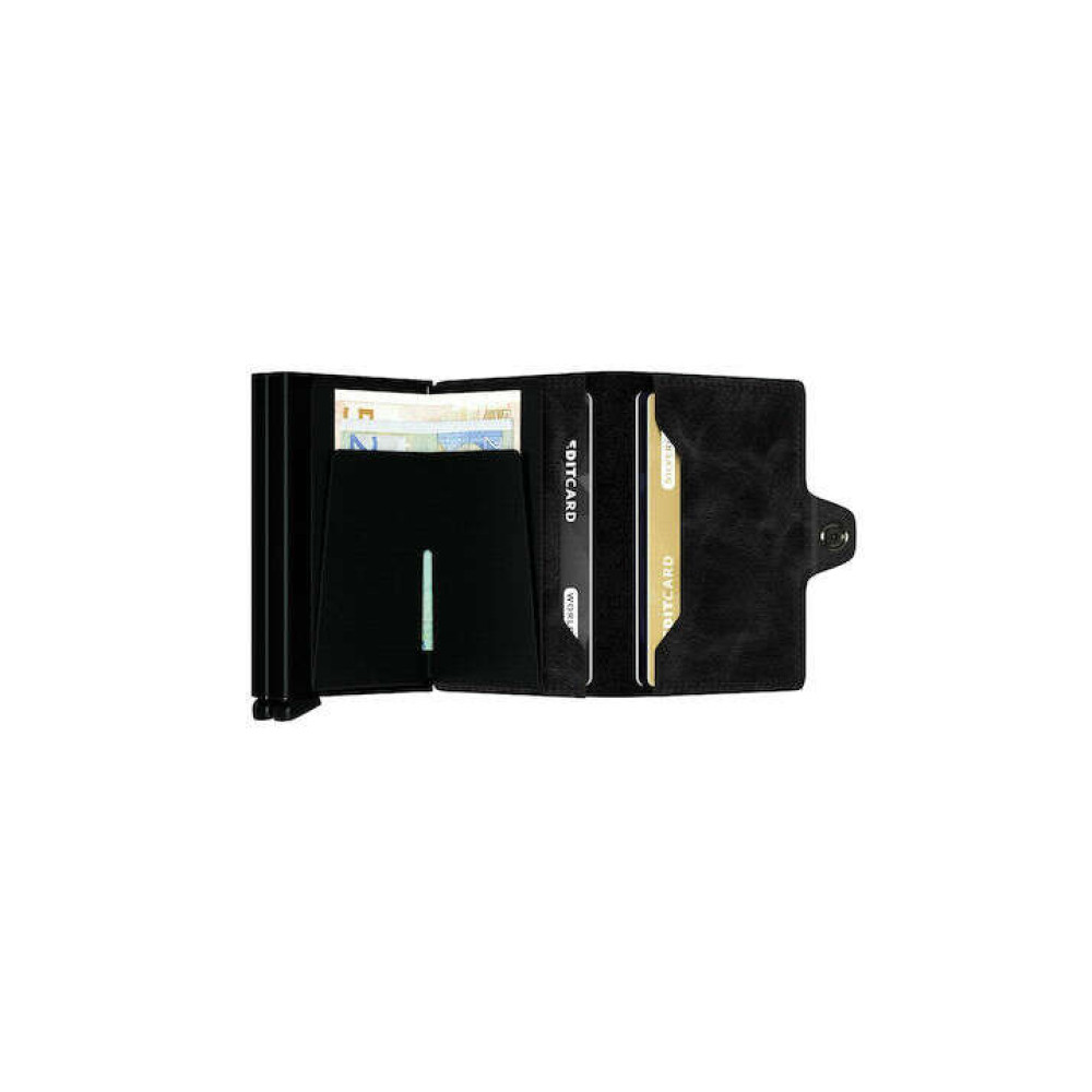 Secrid Twinwallet Πορτοφόλι Vintage (Black)