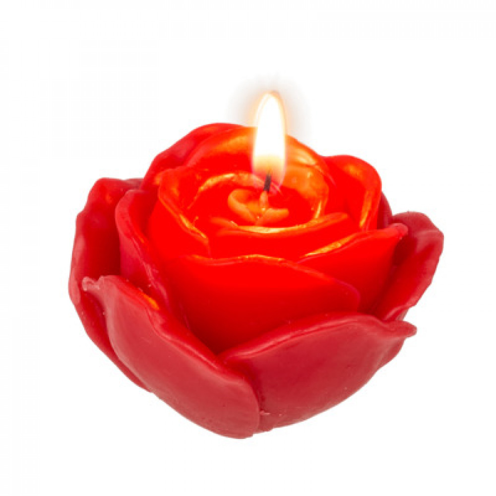 Σετ Κεριά σε Σχήμα Τριαντάφυλλου - 3 τμχ
