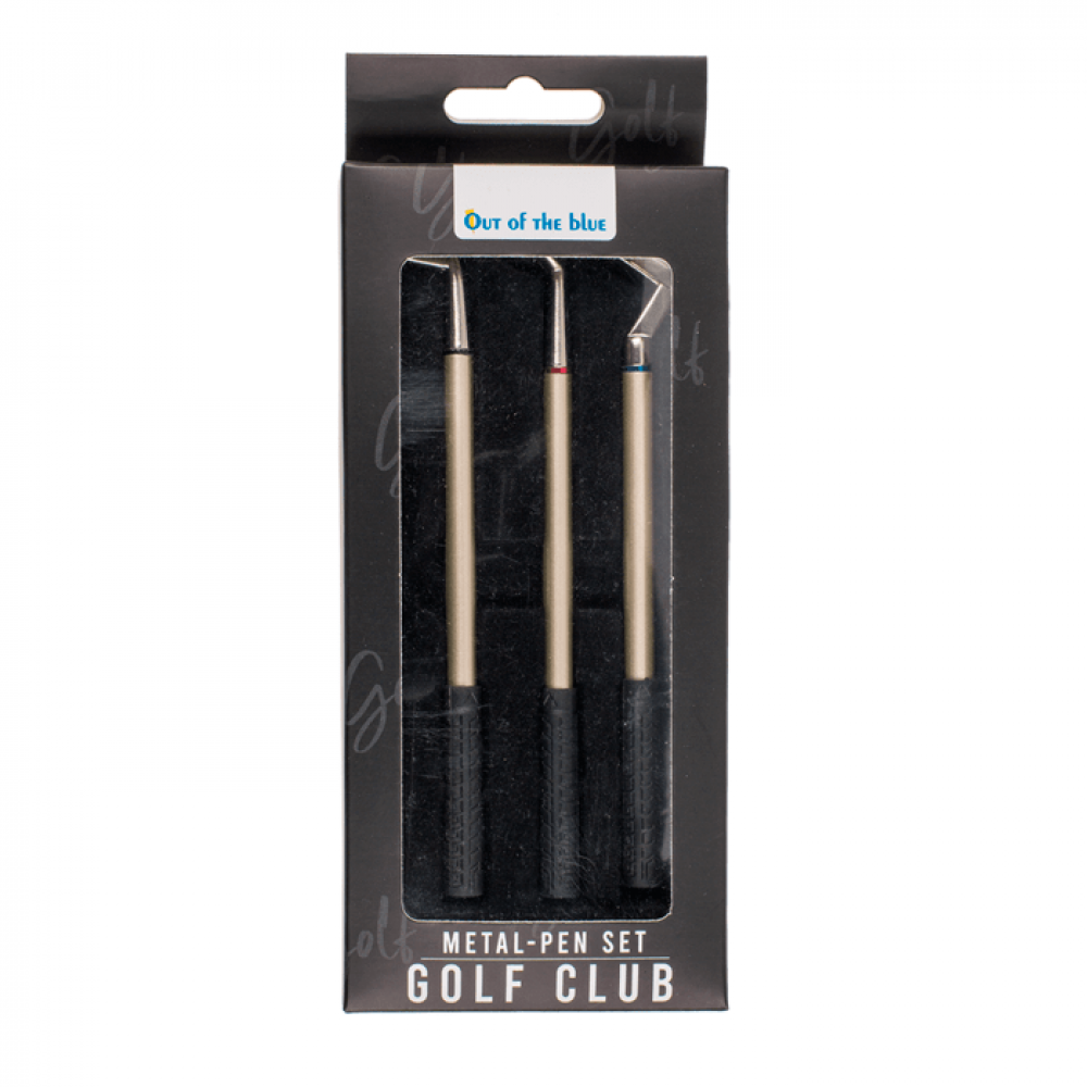 Σετ Στυλό Golf Club σε Ασημί Χρώμα - 18cm