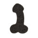 Σφουγγάρι Penis - Μαύρο (19 cm)