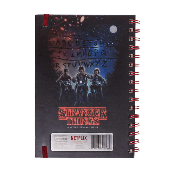 Σημειωματάριο A5 Stranger Things 80 Φύλλων με Γραμμές 