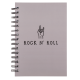 Σημειωματάριο A5 "Rock & Roll" με Γραμμές Καφέ (107 Φύλλα)