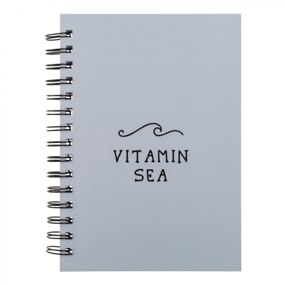 Σημειωματάριο A5 "Vitamin Sea" με Γραμμές Γκρι (107 Φύλλα)