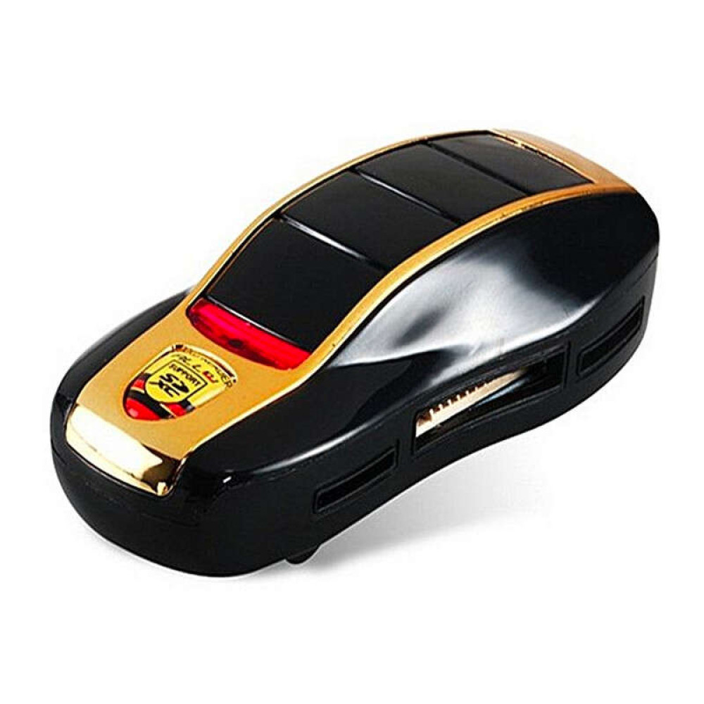 Siyoteam SY628 Card Reader USB για SD/microSD Porsche Style (Μαύρο)