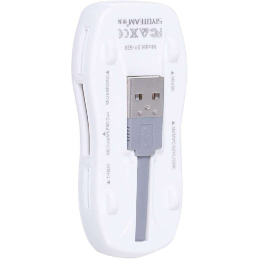 Siyoteam SY628 Card Reader USB για SD/microSD Porsche Style (Μαύρο)
