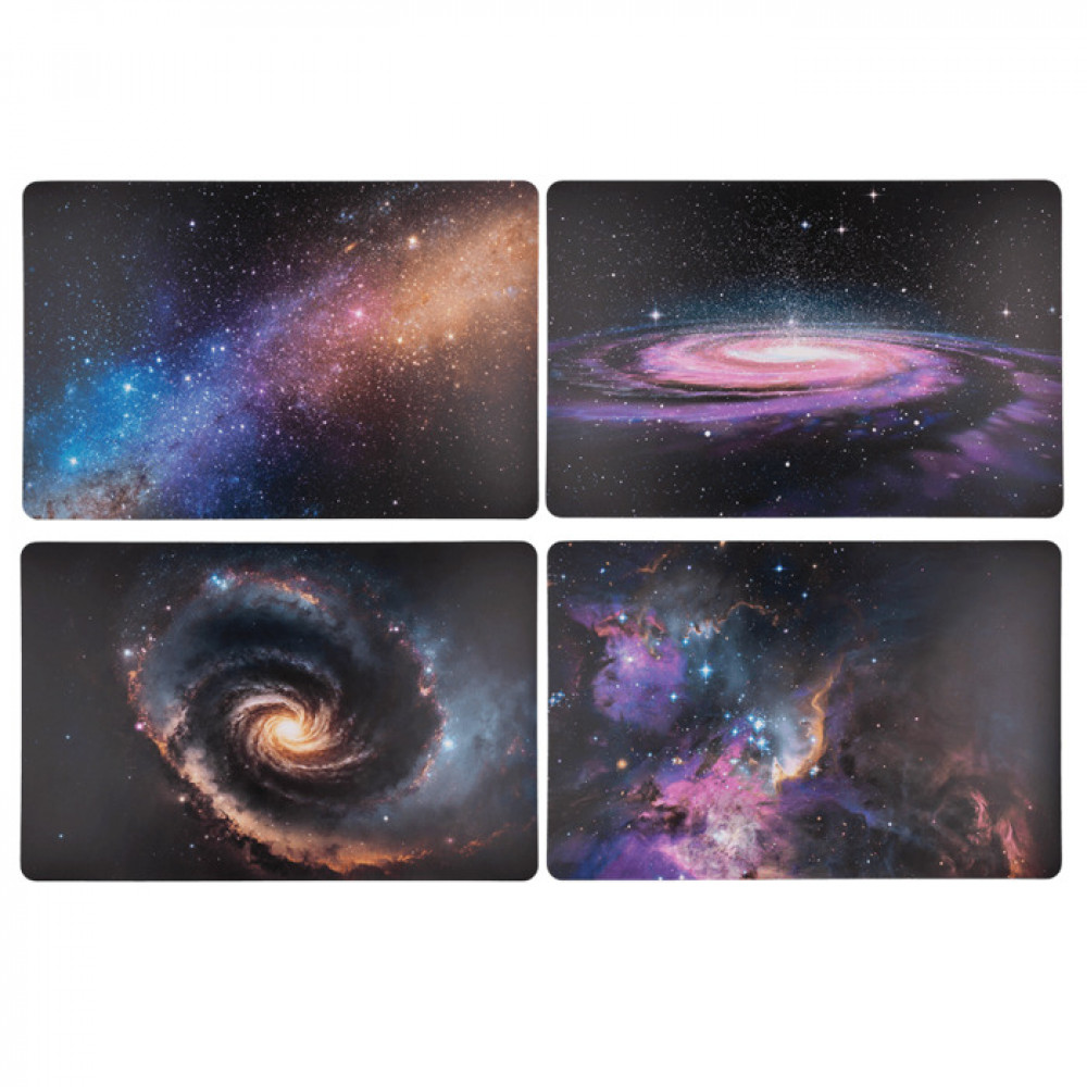 Σουπλά πιάτων Galaxy Multicolor (σετ των 4)