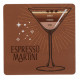 Σουβέρ από φελλό Cocktail - Espresso Martini (1 τμχ)