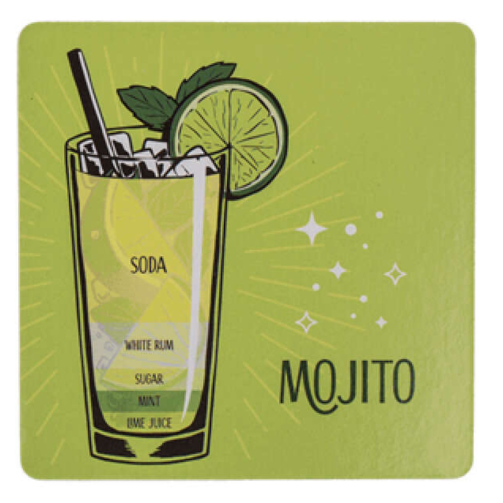 Σουβέρ από φελλό Cocktail - Mojito (1 τμχ)