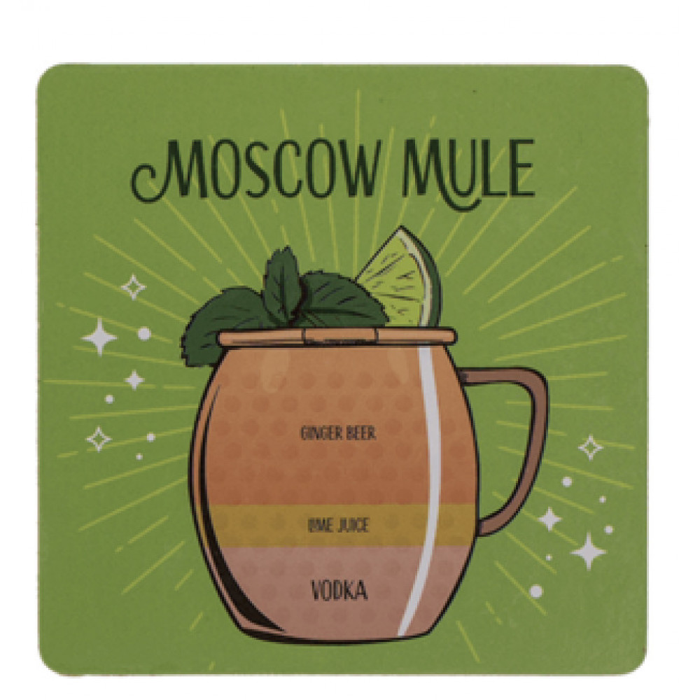 Σουβέρ από φελλό Cocktail - Moscow Mule (1 τμχ)