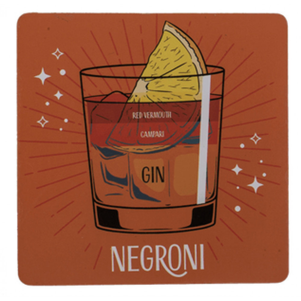 Σουβέρ από φελλό Cocktail - Negroni (1 τμχ)