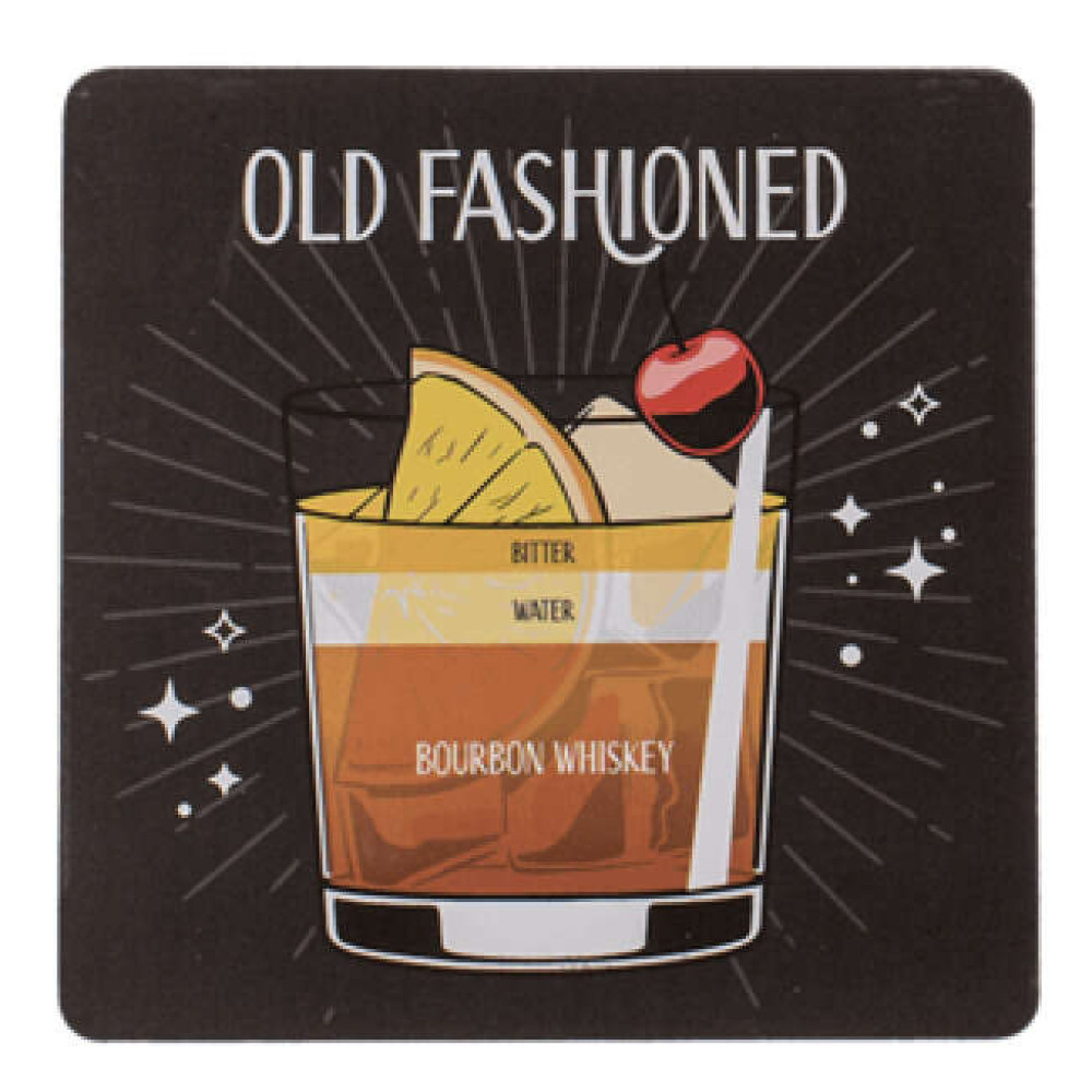 Σουβέρ από φελλό Cocktail - Old Fashioned (1 τμχ)