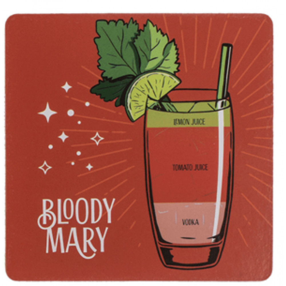 Σουβέρ από φελλό Cocktail - Bloody Mary (1 τμχ)