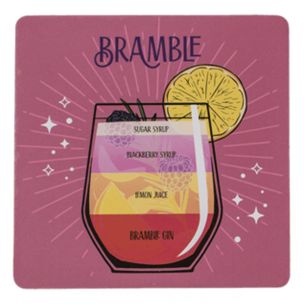 Σουβέρ από φελλό Cocktail - Bramble (1 τμχ)