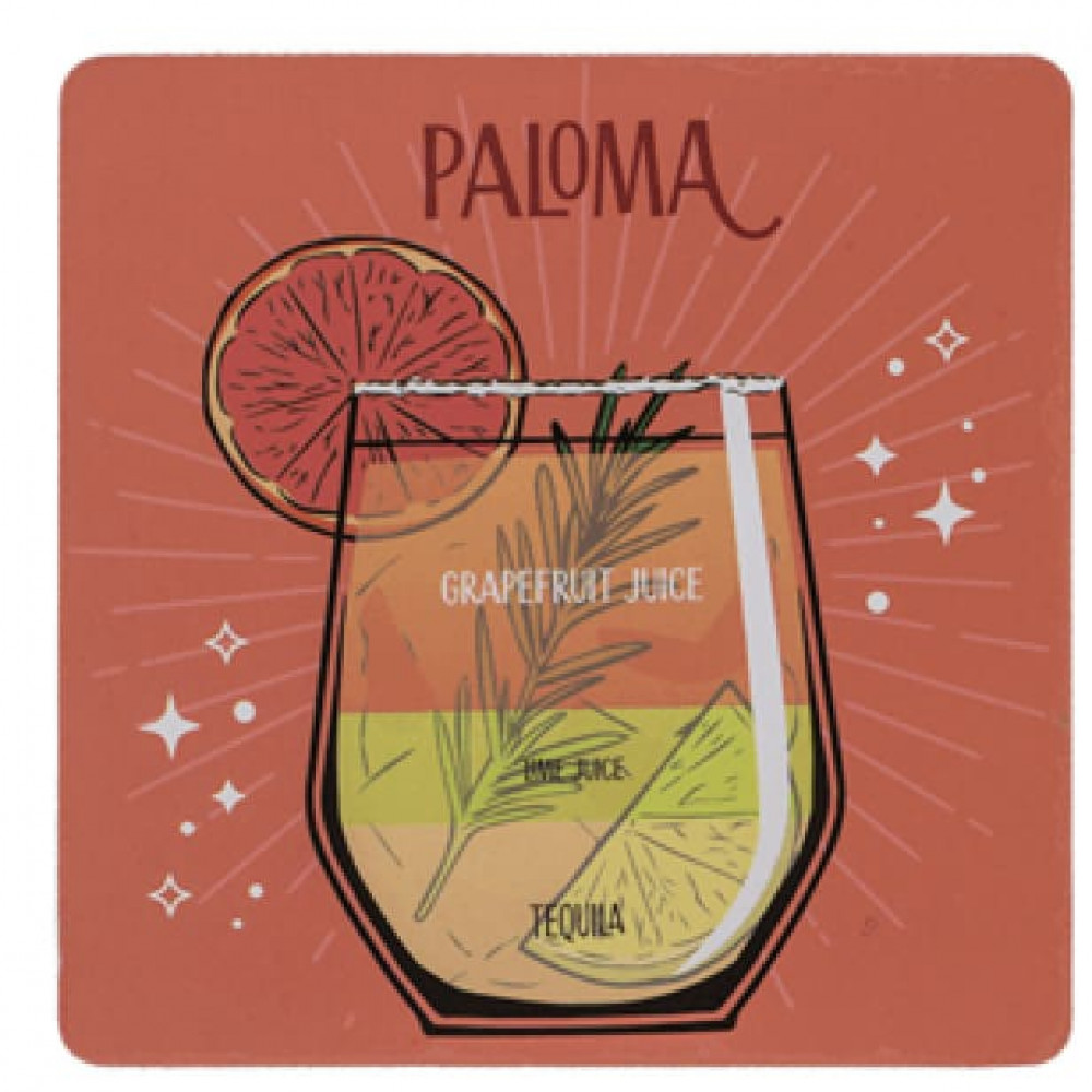 Σουβέρ από φελλό Cocktail - Paloma (1 τμχ)