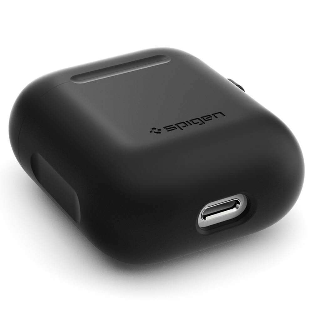 Spigen θήκη σιλικόνης για Apple AirPods (Μαύρο)