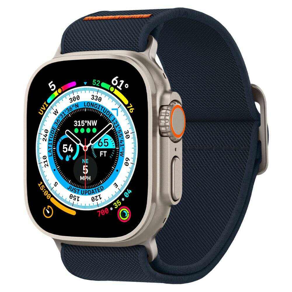 Spigen Lite Fit Ultra Λουράκι Υφασμάτινο για Apple Watch 4 / 5 / 6 / 7 / 8 / 9 / SE / ULTRA 1 / 2 (42 / 44 / 45 / 49 MM) (Μπλε)