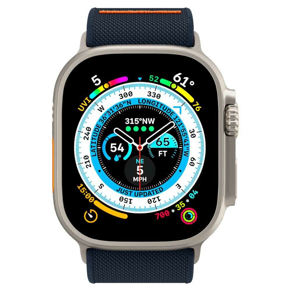 Spigen Lite Fit Ultra Λουράκι Υφασμάτινο για Apple Watch 4 / 5 / 6 / 7 / 8 / 9 / SE / ULTRA 1 / 2 (42 / 44 / 45 / 49 MM) (Μπλε)