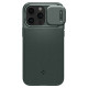 Spigen Optik Armor MagSafe Back Cover Θήκη με Κάλυμμα για την Κάμερα για Apple iPhone 15 Pro (Abyss Green)