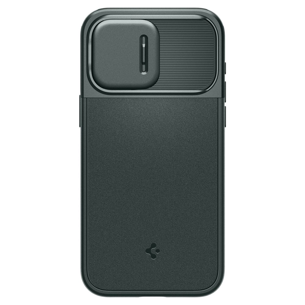Spigen Optik Armor MagSafe Back Cover Θήκη με Κάλυμμα για την Κάμερα για Apple iPhone 15 Pro (Abyss Green)
