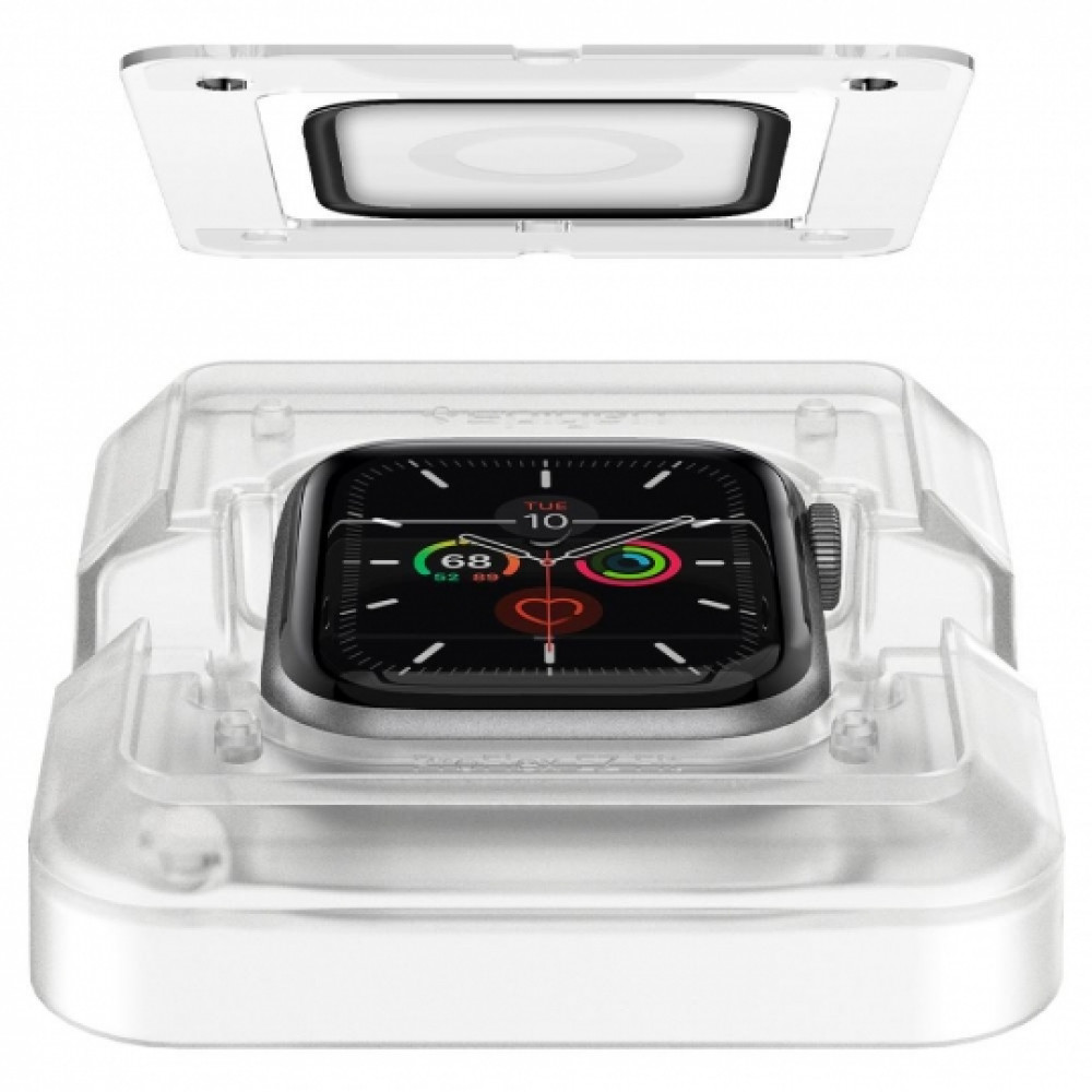 Spigen ProFlex EZ Fit Hybrid Tempered Glass Full Cover για Apple Watch Series 4/5/6/SE 40mm (2τμχ)