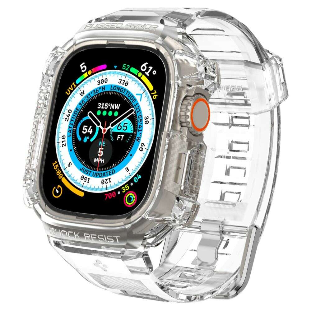 Spigen Rugged Armor ”PRO” για Apple Watch Ultra 1 / 2 49 mm (Διάφανο)