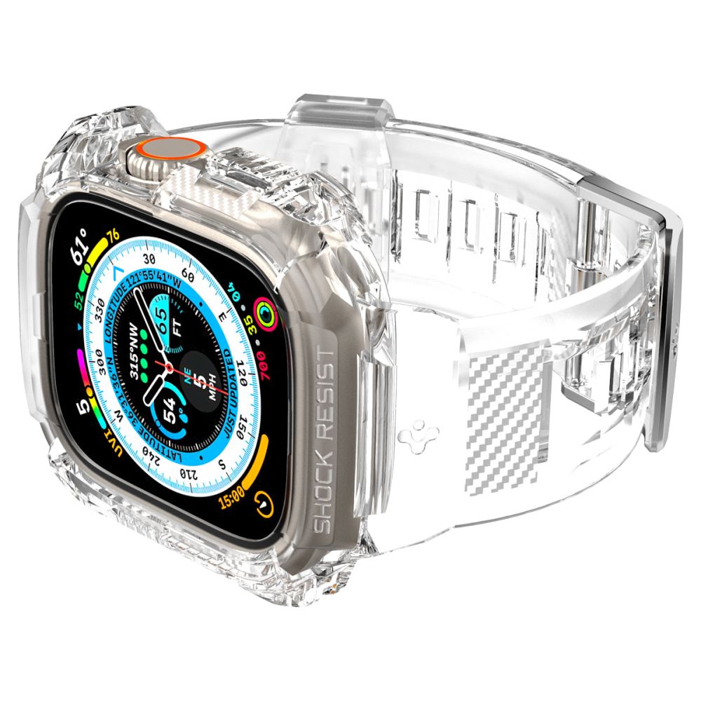 Spigen Rugged Armor ”PRO” για Apple Watch Ultra 49 mm (Διάφανο)