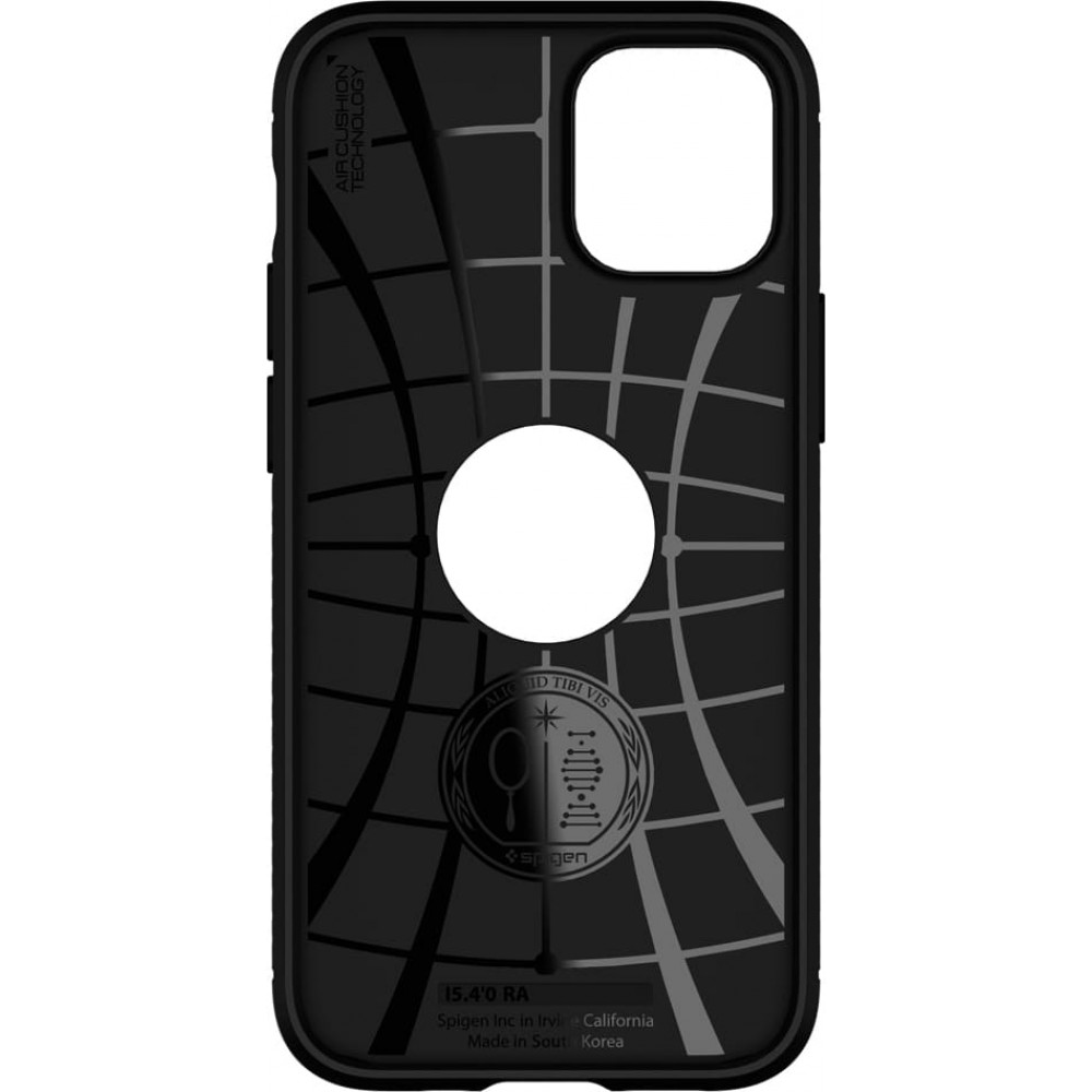 Spigen Rugged Armor Back Cover Θήκη για Apple iPhone 12 / 12 Pro (Black)